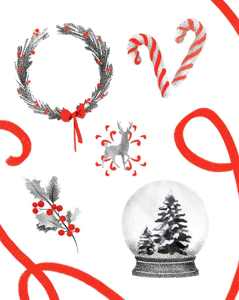 tatouages thème de noel