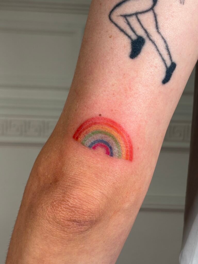 rainbow tattoo
