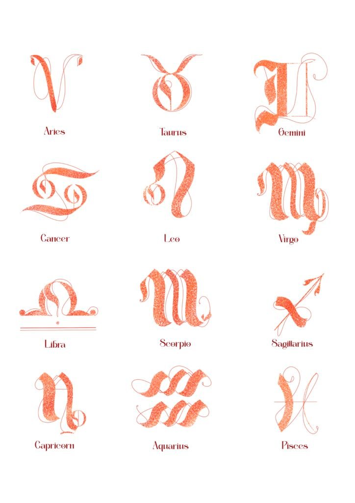 flash tattoo signes astrologiques