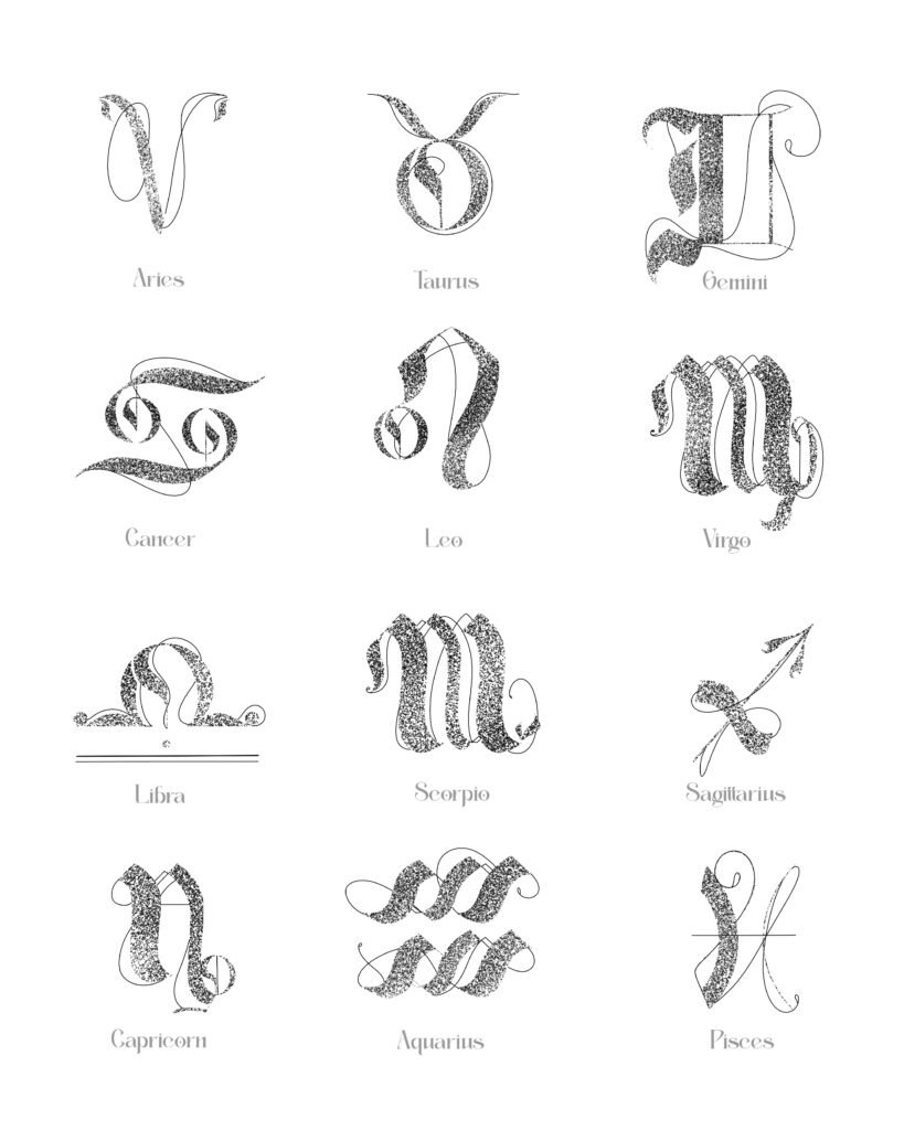 flash tattoo signes astrologiques